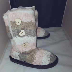 Originals Muk Luk Kids Slipper Booties Girls sz 3